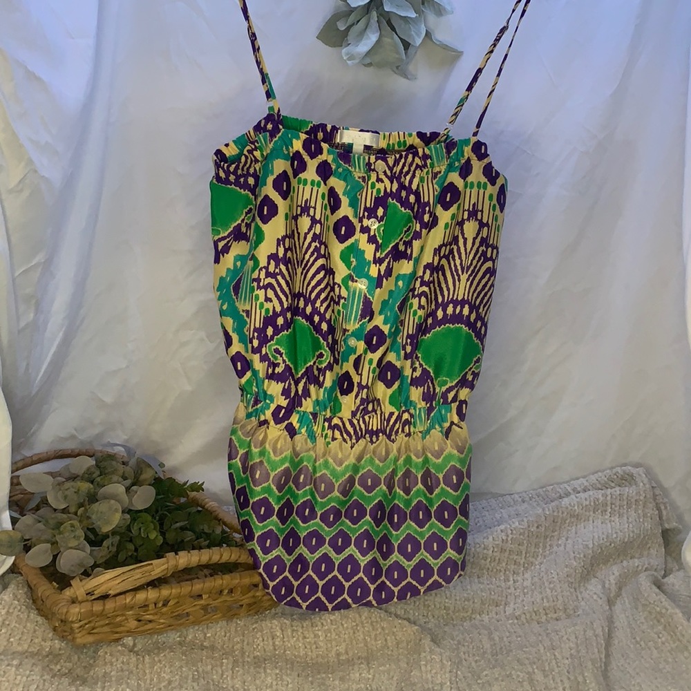 Boutique Glam Mardi Gras Tank Top ⚜️💜💚💛⚜️